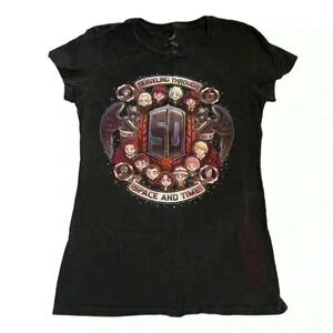 Doctor Who Tee Traveling Through Space and Time Fitted Women’s Size L